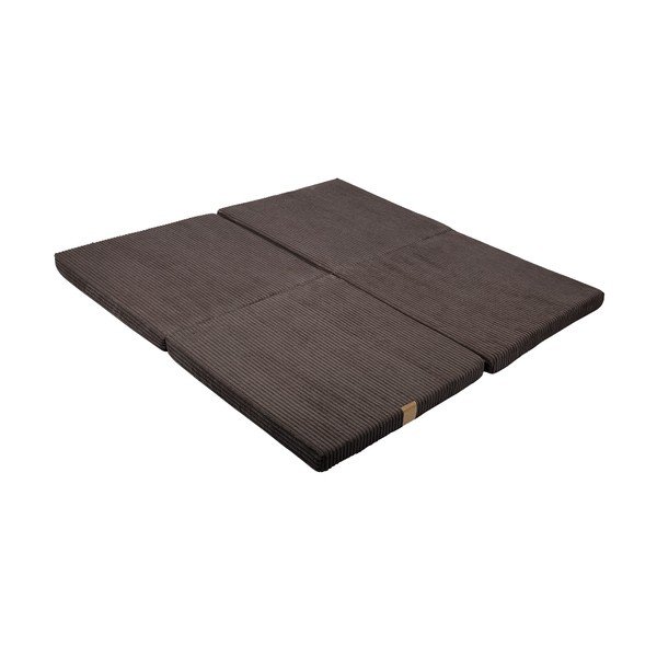 Кафяво детско килимче за игра 120x120 cm – Meowbaby