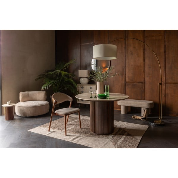 Кафяв/бежов вълнен килим 160x230 cm Briton – Dutchbone-image-1