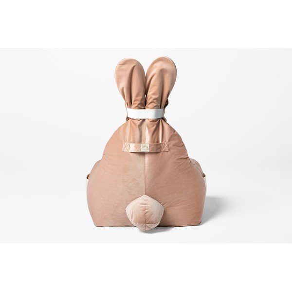 Светлорозов детски пуф Funny Bunny – The Brooklyn Kids-image-4
