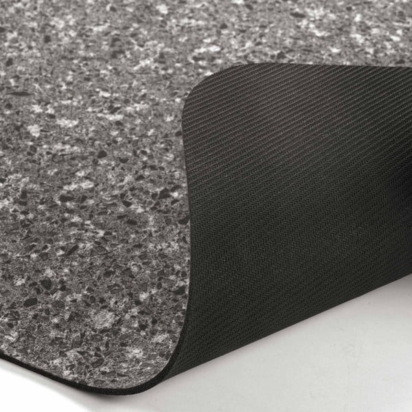 Антрацитен килим за баня 50x80 cm Granite – douceur d'intérieur-image-2