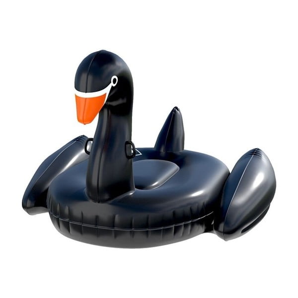 Nafukovací křesílko ve tvaru černé labutě Swan