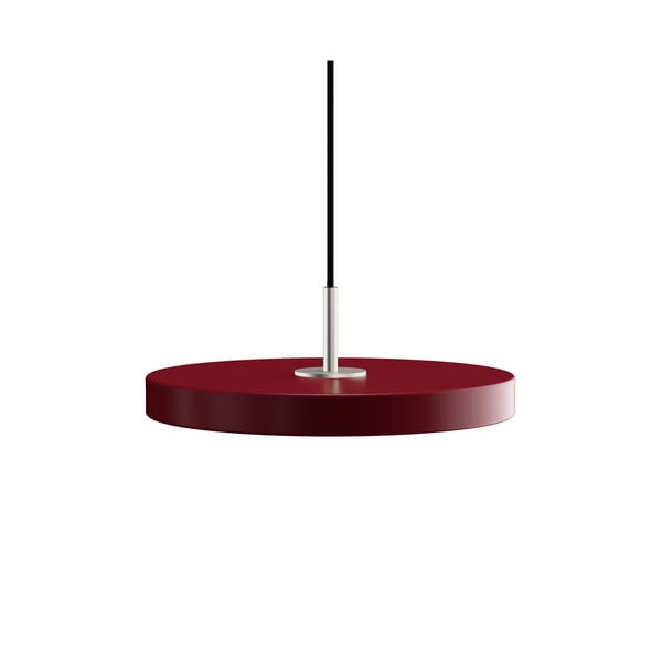 Червено LED висящо осветително тяло с метален абажур ø 31 cm Asteria Mini – UMAGE