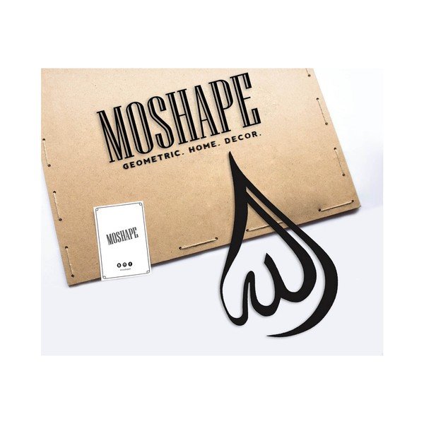 Черна метална декорация за стена Leave - Unknown-image-1