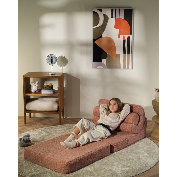 Розов детски стол от букле Flipster – Wigiwama-image-1