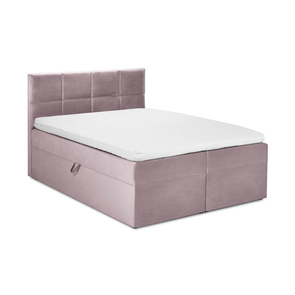 Розово кадифено двойно легло , 200 x 200 cm Mimicry - Mazzini Beds