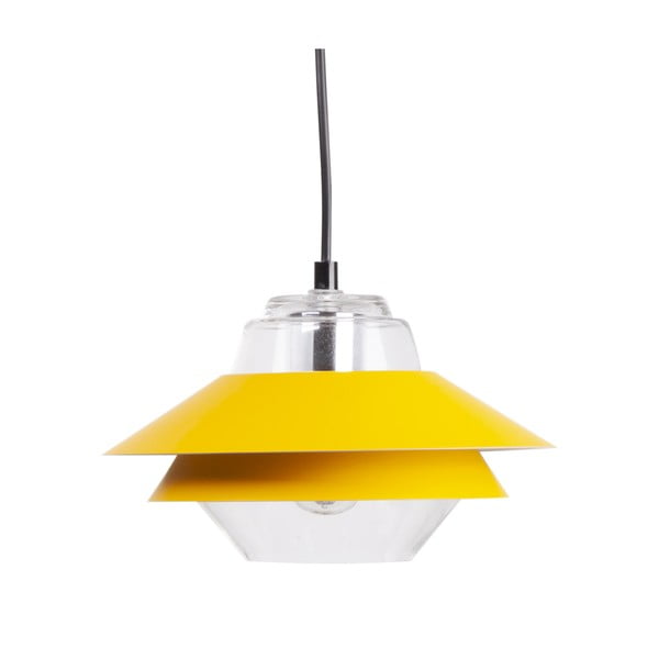 Жълта висяща лампа Pola, ø 18 cm - sømcasa