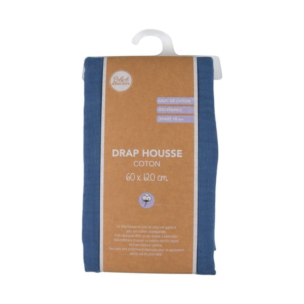 Еластичен муселинов чаршаф за детско креватче 60x120 cm – Bébé Douceur-image-4