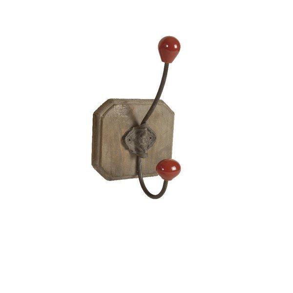 Věšák s 1 háčkem Antic Line Red Single