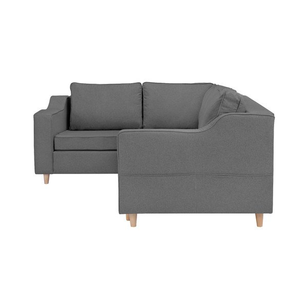 Сив разтегателен диван Jonquille, четириместен, ляв ъгъл - Mazzini Sofas-image-4
