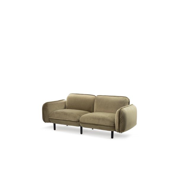Зелен кадифен диван 188 cm Bean – EMKO-image-2