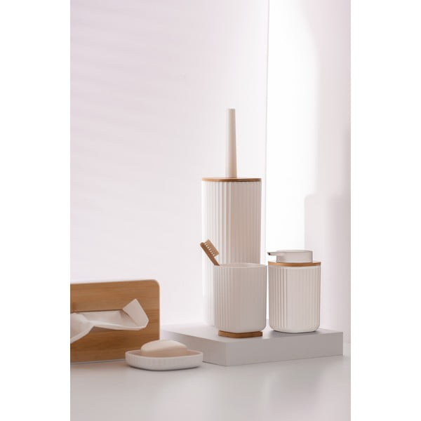 Пластмасово-бамбукова кутия за носни кърпички Rotello - Wenko-image-2