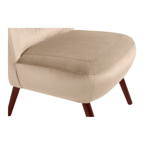 Бежов фотьойл Кадифе Sari - Max Winzer-image-4