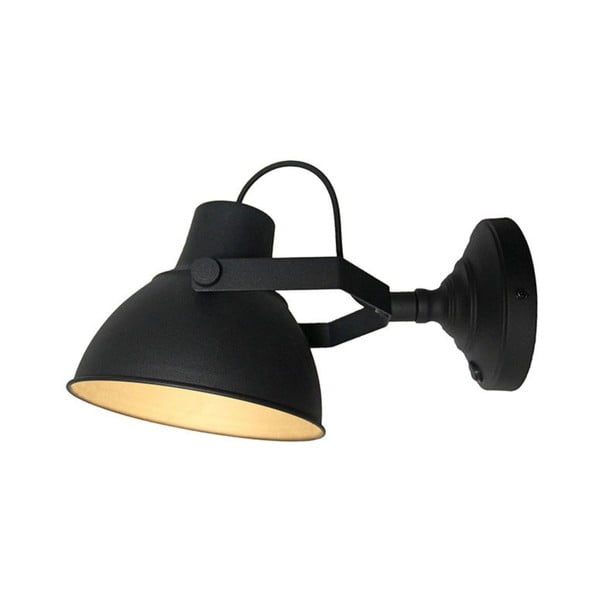 Черна стенна лампа Raw - LABEL51