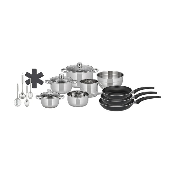 Комплект съдове и кухненски прибори от 15 части Prima Cucina - ELO