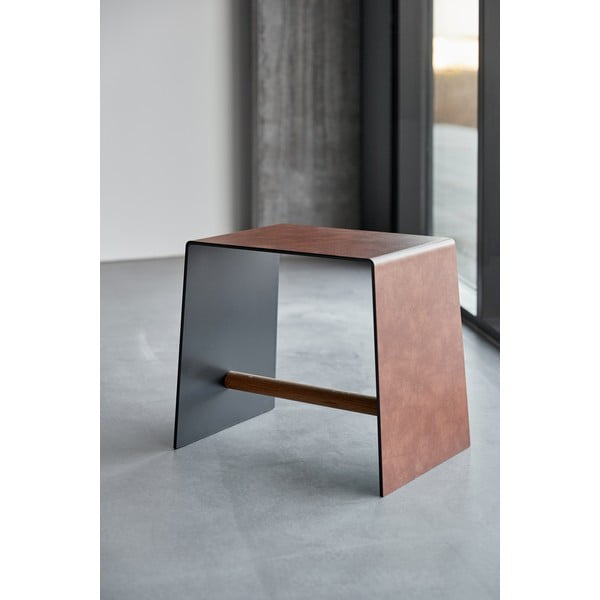 Метален стол в цвят кафяв коняк Bull – LIND DNA-image-2