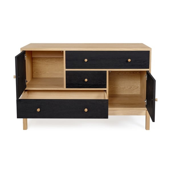 Черен и кафяв скрин AbbeyWood - Woodman-image-4