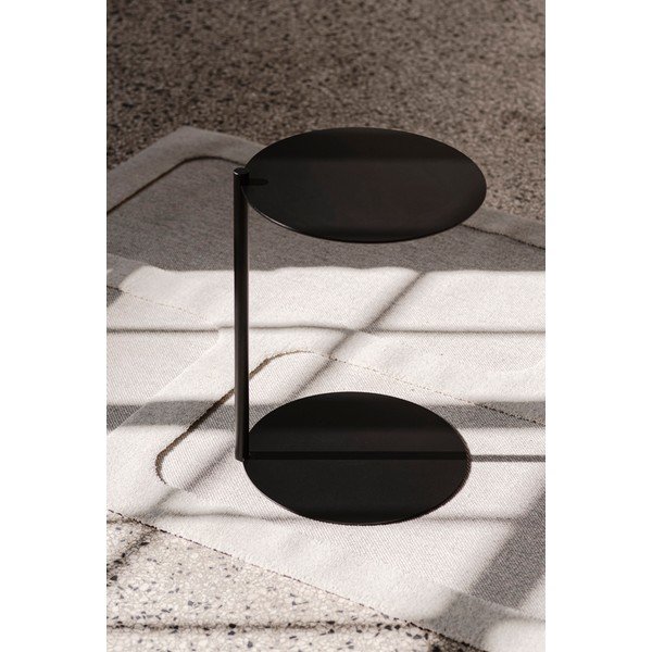 Стоманена кръгла странична масичка 41x40 cm Ande – noo.ma-image-4