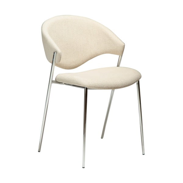 Кремав тапициран трапезен стол Zone – DAN-FORM Denmark