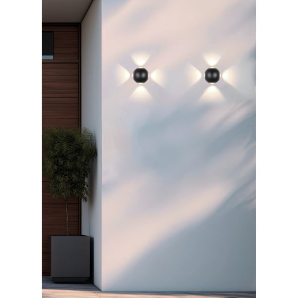 Външно осветително тяло със сензор за движение ø 10,5 cm Avisio – Trio-image-1