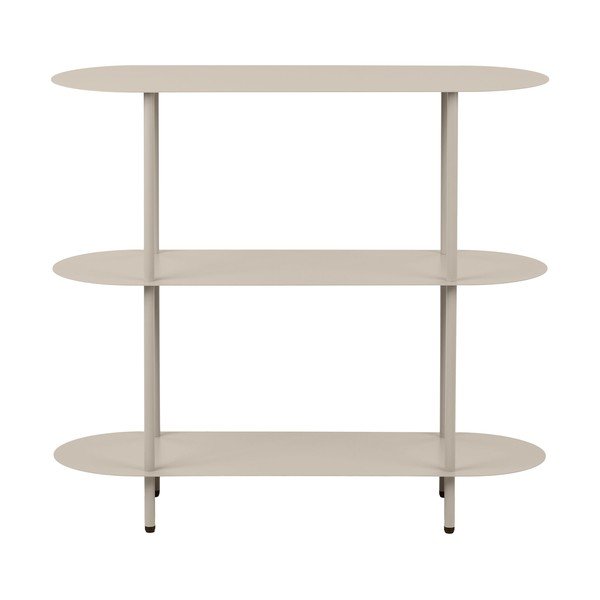 Бежов метален стелаж 90x81x31 cm Rieti – House Nordic