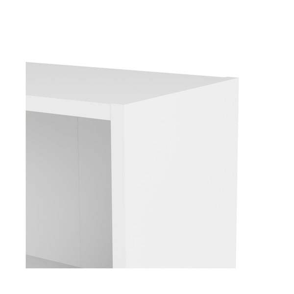 Бял шкаф за книги 79x107 cm Basic - Tvilum-image-4