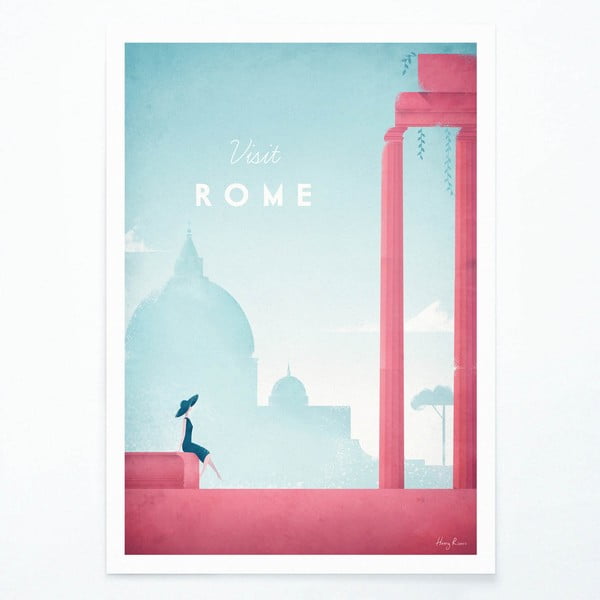 Плакат , 30 x 40 cm Rome - Travelposter