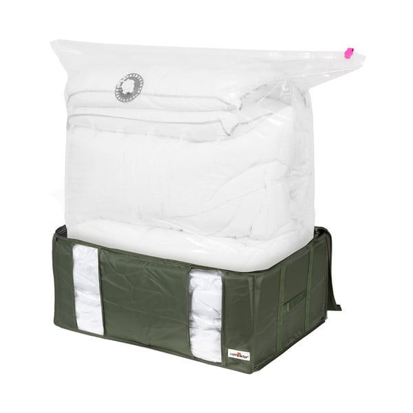 Вакуумна текстилна кутия за съхранение на дрехи 65x45x27 cm Ecologik – Compactor-image-4