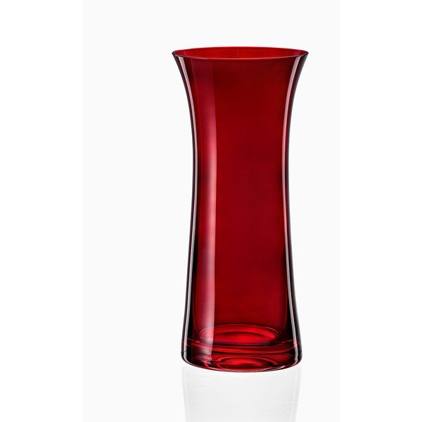 Ваза от червено стъкло, височина 24,8 cm Extravagance - Crystalex