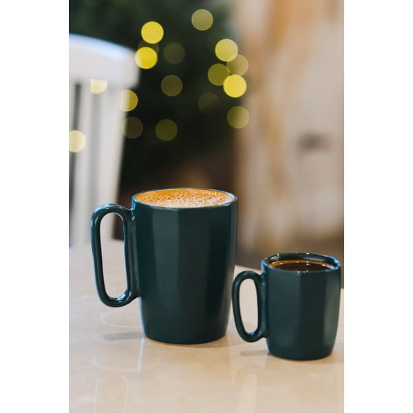 Тъмнозелени глинени чаши в комплект 2 бр. 250 ml Fuori – Vialli Design-image-4