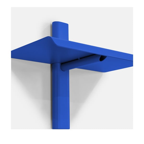 Син метален стенен рафт 28 cm Hola – Spinder Design-image-3