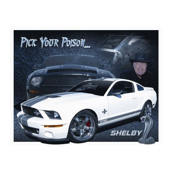 Метална табела Shelby, 30x40 cm - Postershop