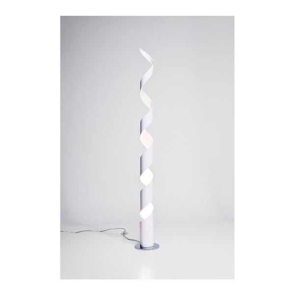 Bílá stojací lampa Kare Design Helix