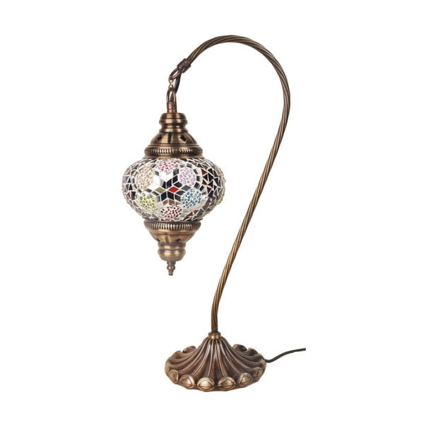 Skleněná ručně vyrobená lampa Fishing Amadeus, ⌀ 13 cm