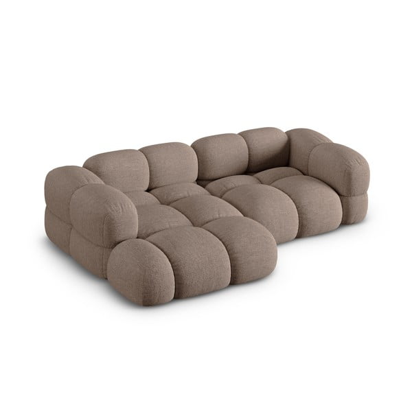 Кафяв ъглов диван (ляв ъгъл) Loretto – Cosmopolitan Design-image-2