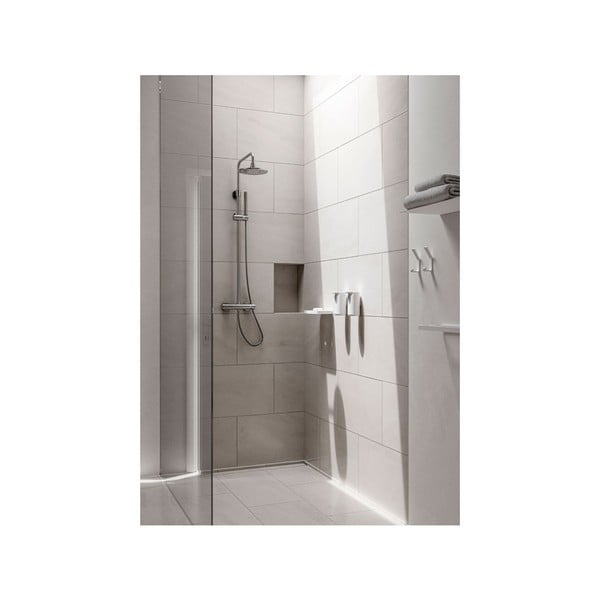 Бял метален дозатор за сапун, монтиран на стена, 200 ml Rim - Zone-image-4