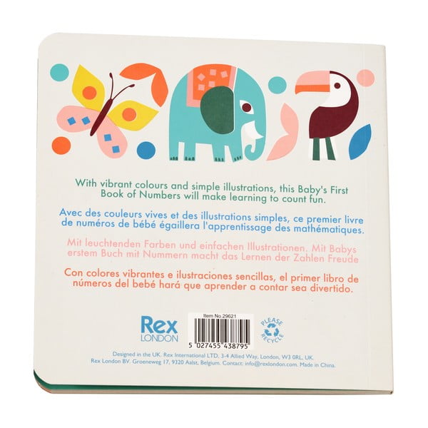 Интерактивна играчка First Book of Numbers – Wild Wonders – Rex London-image-4