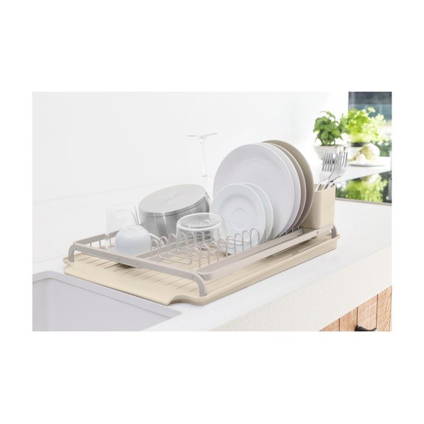 Бежова метална тавичка за оттичане 49x38,5 cm – Brabantia-image-1