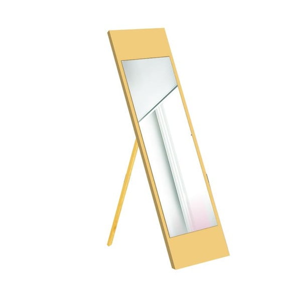 Подово огледало с жълта рамка , 35 x 140 cm - Oyo Concept