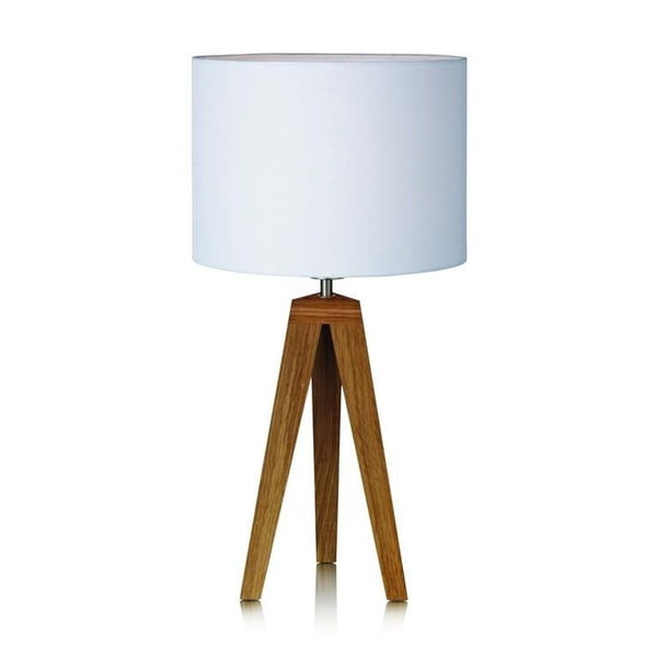 Бяла настолна лампа Kullen, ⌀ 28 cm - Markslöjd