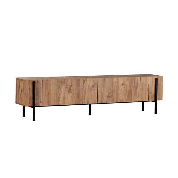 Маса за телевизор от декор от бор в естествен цвят 180x45x30 cm Nexus – Kalune Design