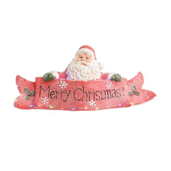 Коледна светлинна украса във формата на Дядо Коледа Aimee - InArt