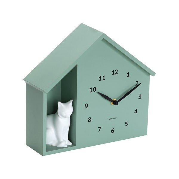 Стенен часовник Sitting Cat – Karlsson-image-1