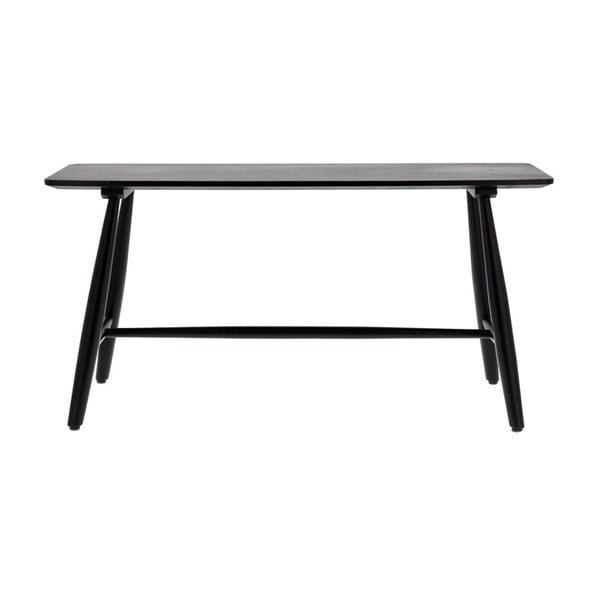 Конзолна маса от черен дъб 90x28 cm Bast - Villa Collection
