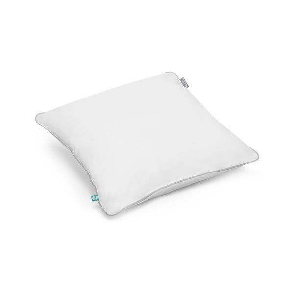 Бяла калъфка за възглавница със сиво райе Basic, 40 x 40 cm - Mumla