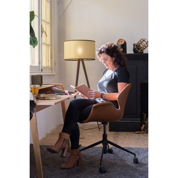 Кафяв офис стол Офис стол Nikki - Zuiver-image-4