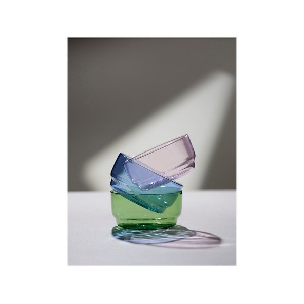 Сини стъклени купички в комплект от 2 бр. 500 ml Torino – Lyngby Glas-image-3