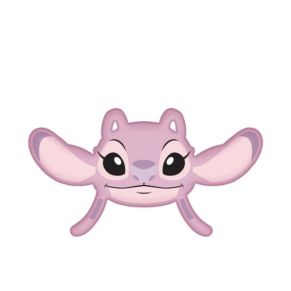 Детска възглавница от флийс 41x32 cm Lilo and Stitch "Angel Pink" – Jerry Fabrics-image-3