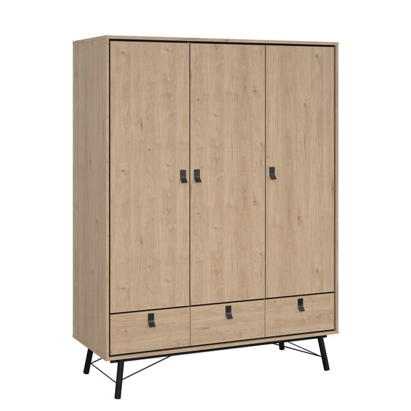 Гардероб с дъбов декор в естествен цвят 150x200 cm Ry - Tvilum-image-2