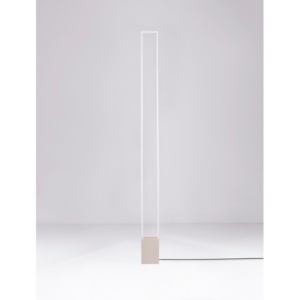Бяла LED подова лампа (височина 161 cm) Lithos – Nova Luce-image-3