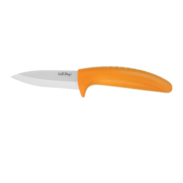 Keramický krájecí nůž, 7,5 cm, oranžový